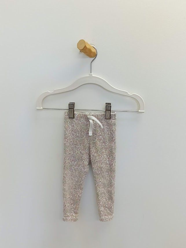 White Flower Leggings