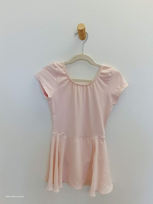 Girls pink skirted leotard size 14 (Size: 14, Type: Sports)