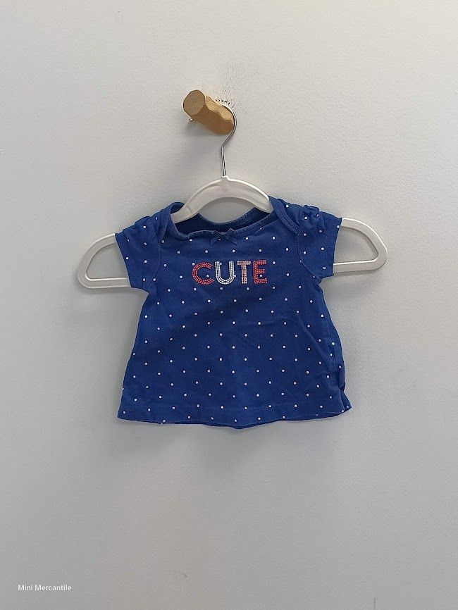Blue Cute short sleeve