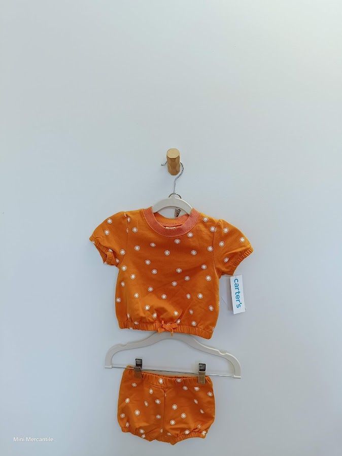 Orange set with suns