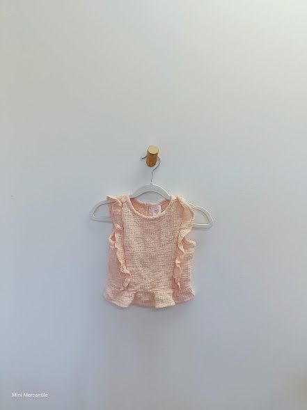 Pink Ruffle Top