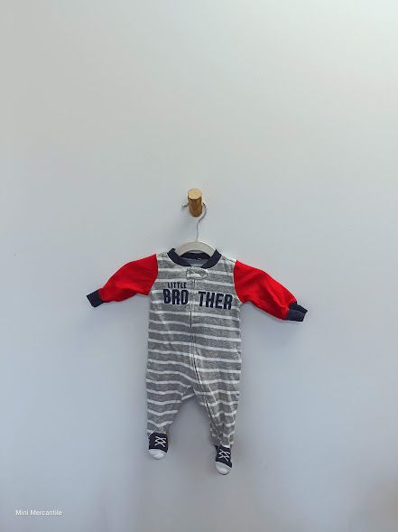 Gray Striped Little Brother Pajamas