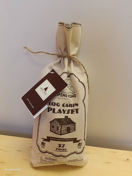 Alpine Kind Log Cabin Playset