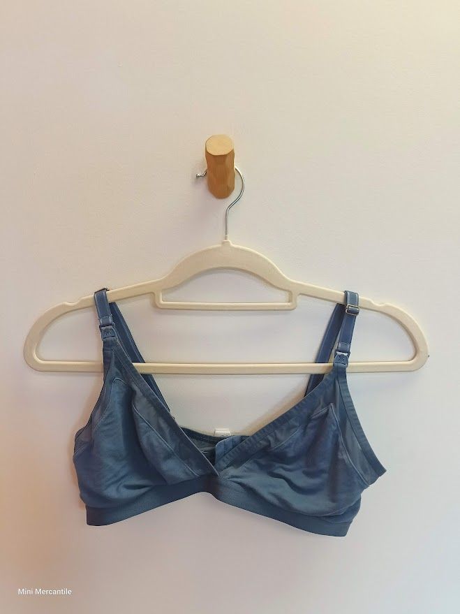Blue Nursing Bra