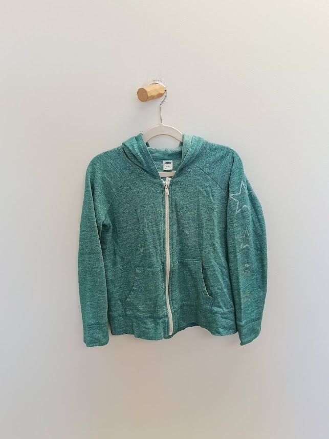 Green Zip Hoodie