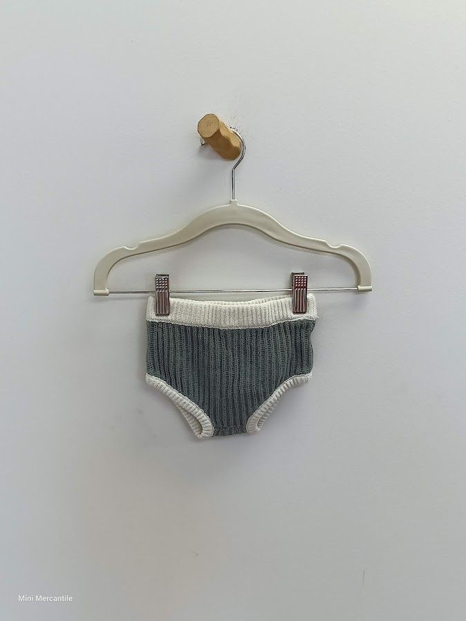 Green Knit Bloomers