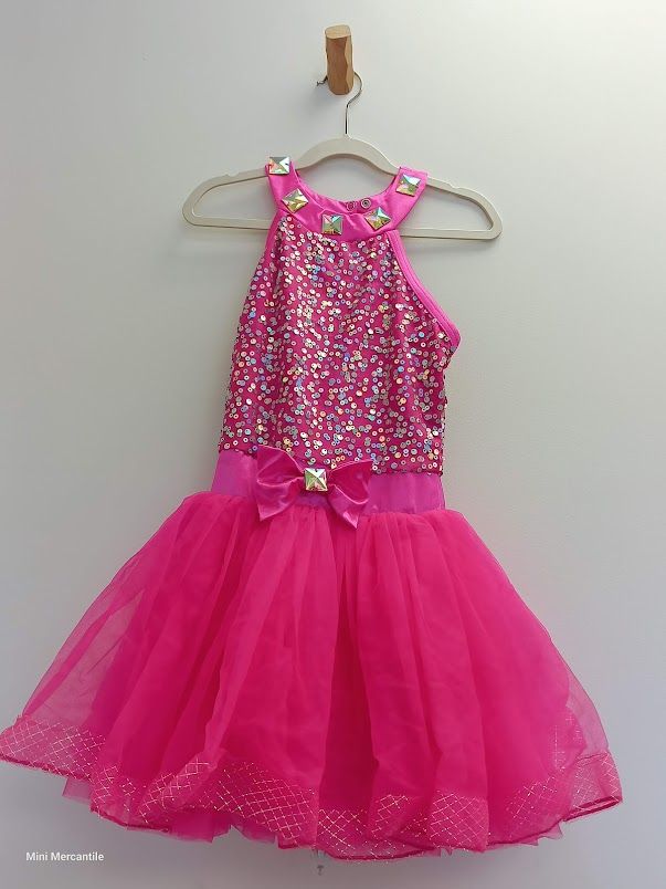Pink Sequin Tutu Leotard