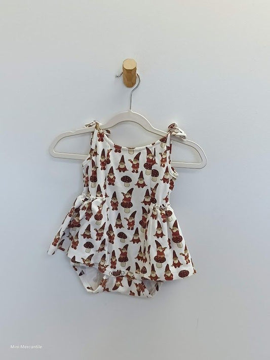 White Gnome Romper