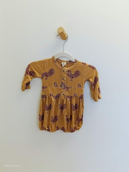 Brown Rooster Romper