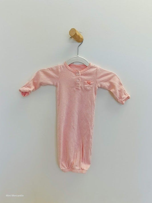 Pink Striped Nightgown
