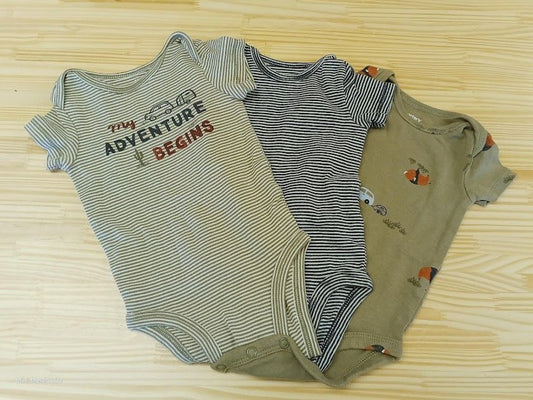 Green 3ct Adventure Onesies
