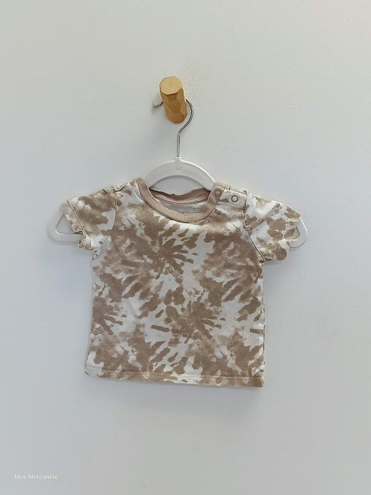 Brown Tie Dye Tee