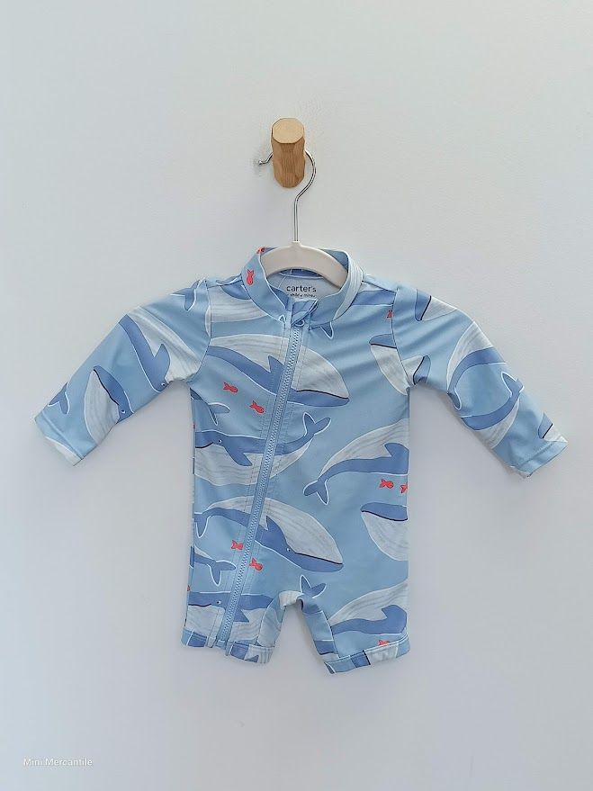 Blue Whale Swim Romper