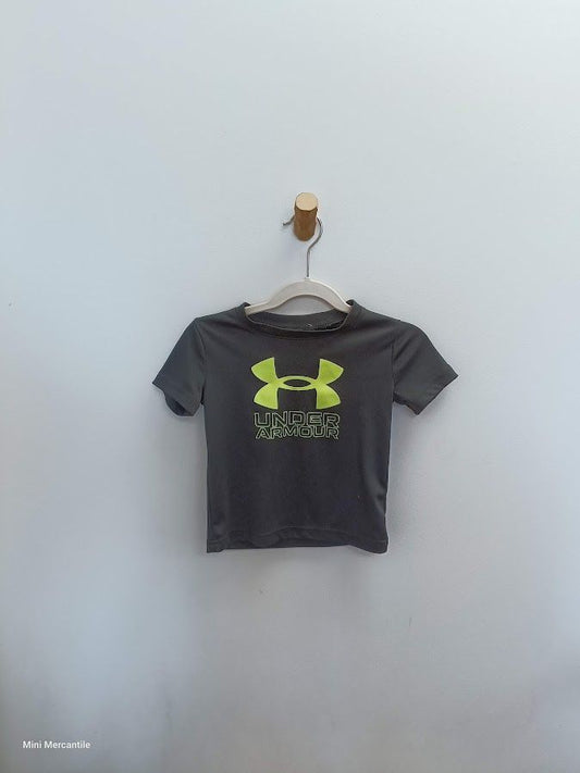 Black tee with green