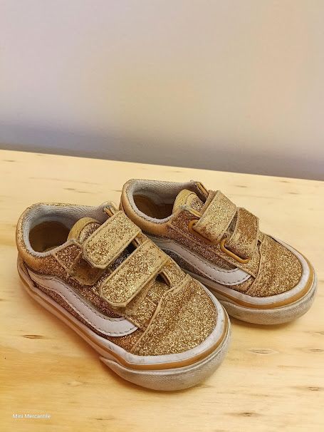 Gold Glitter Sneakers