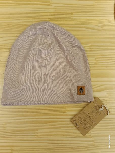 Brown beanie hat