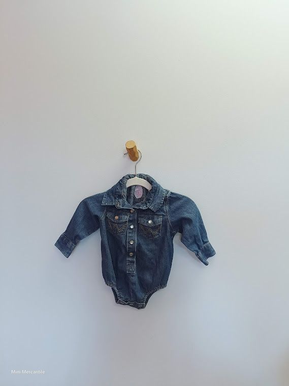 Blue long sleeve button up