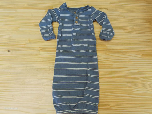 Boys blue striped pajamas preemie (Size: Preemie, Type: Pajamas)