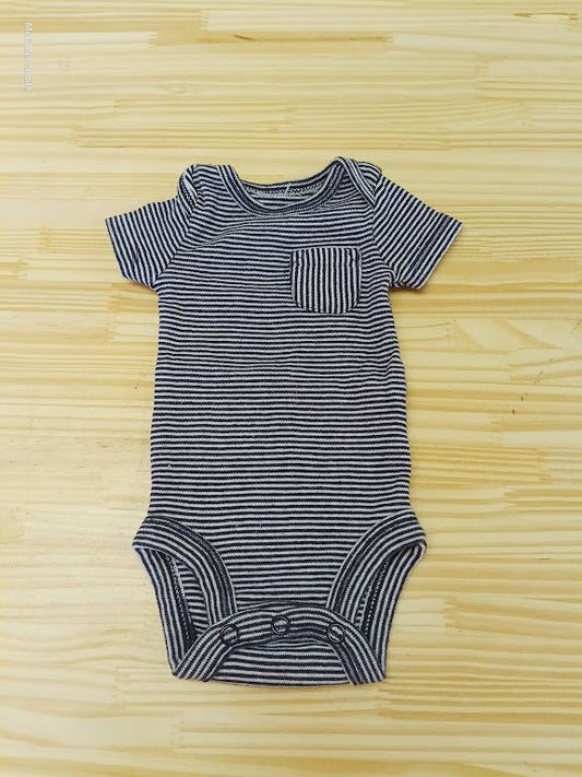 Blue stripe short sleeve