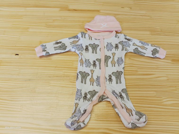 White Safari Pajamas & Hat