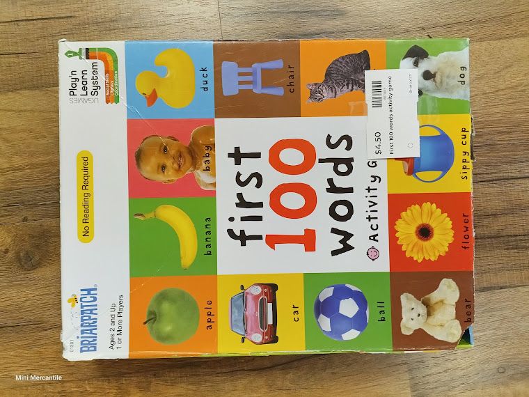 First 100 words activity game
