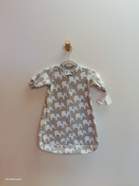 Grey elephant sleep sack