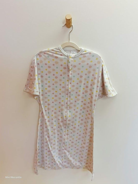 Zipadee-Zip Pink Daisy size Med 6-12mo